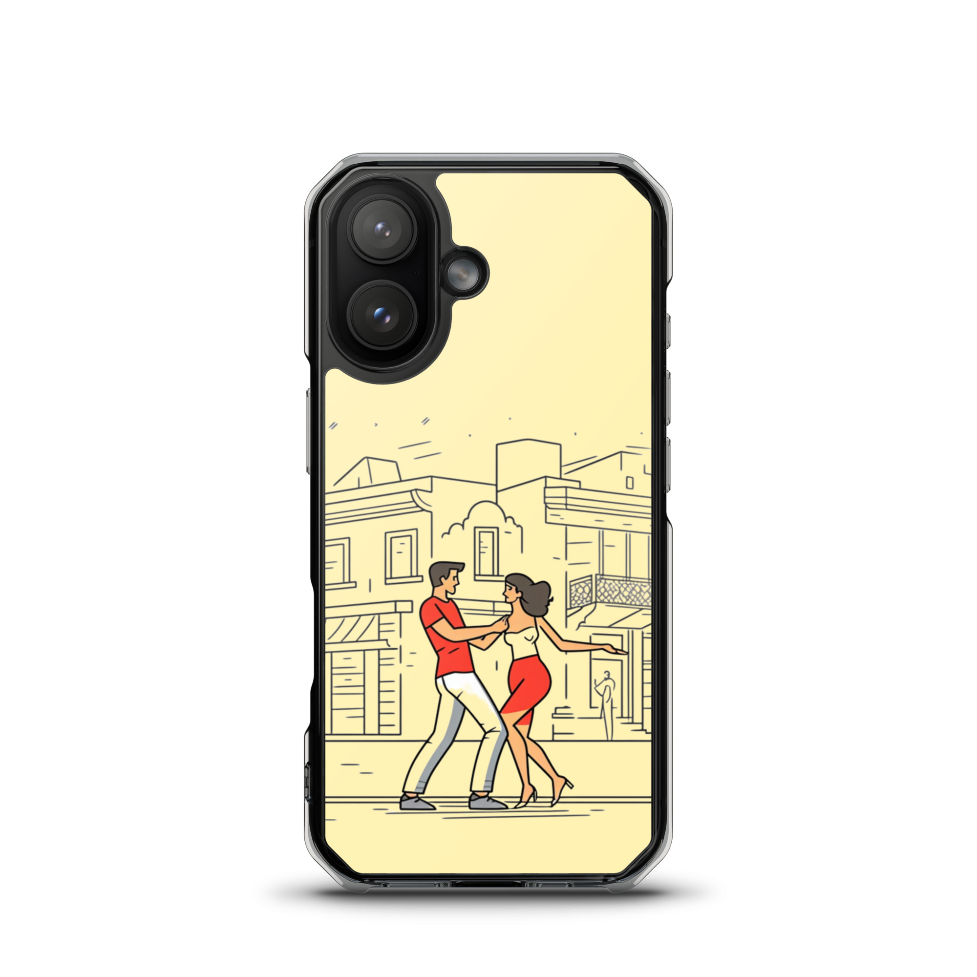 Couple Dancing Bachata - Clear iPhone Case - Image 16