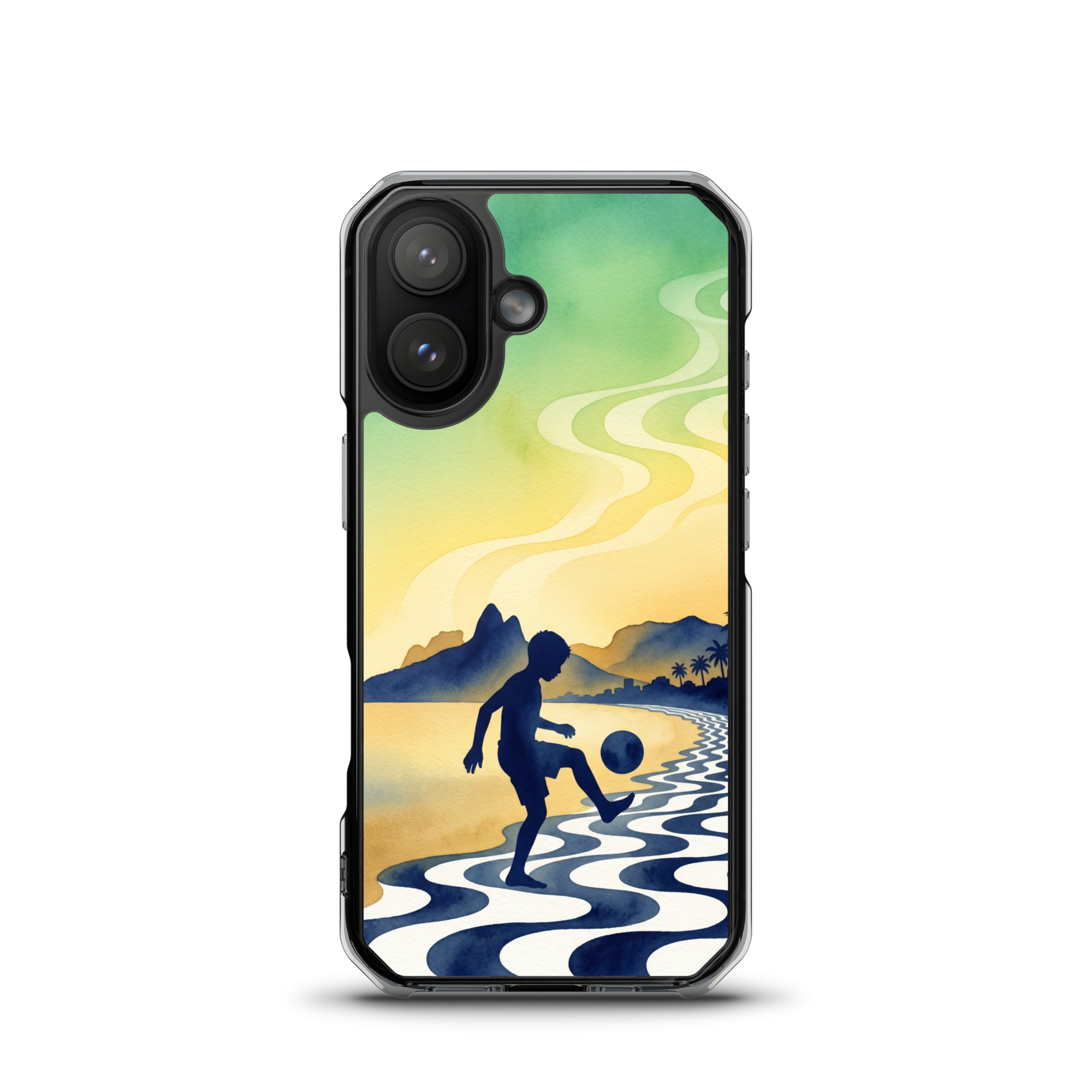 Brazil - Children Playing With a Ball - Clear iPhone Case - Image 16
