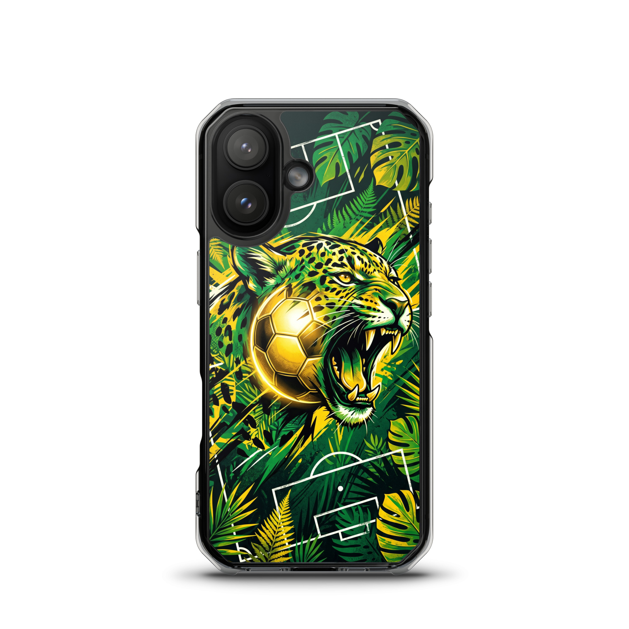 Brazil - Tiger and Ball - Clear iPhone Case - Image 16