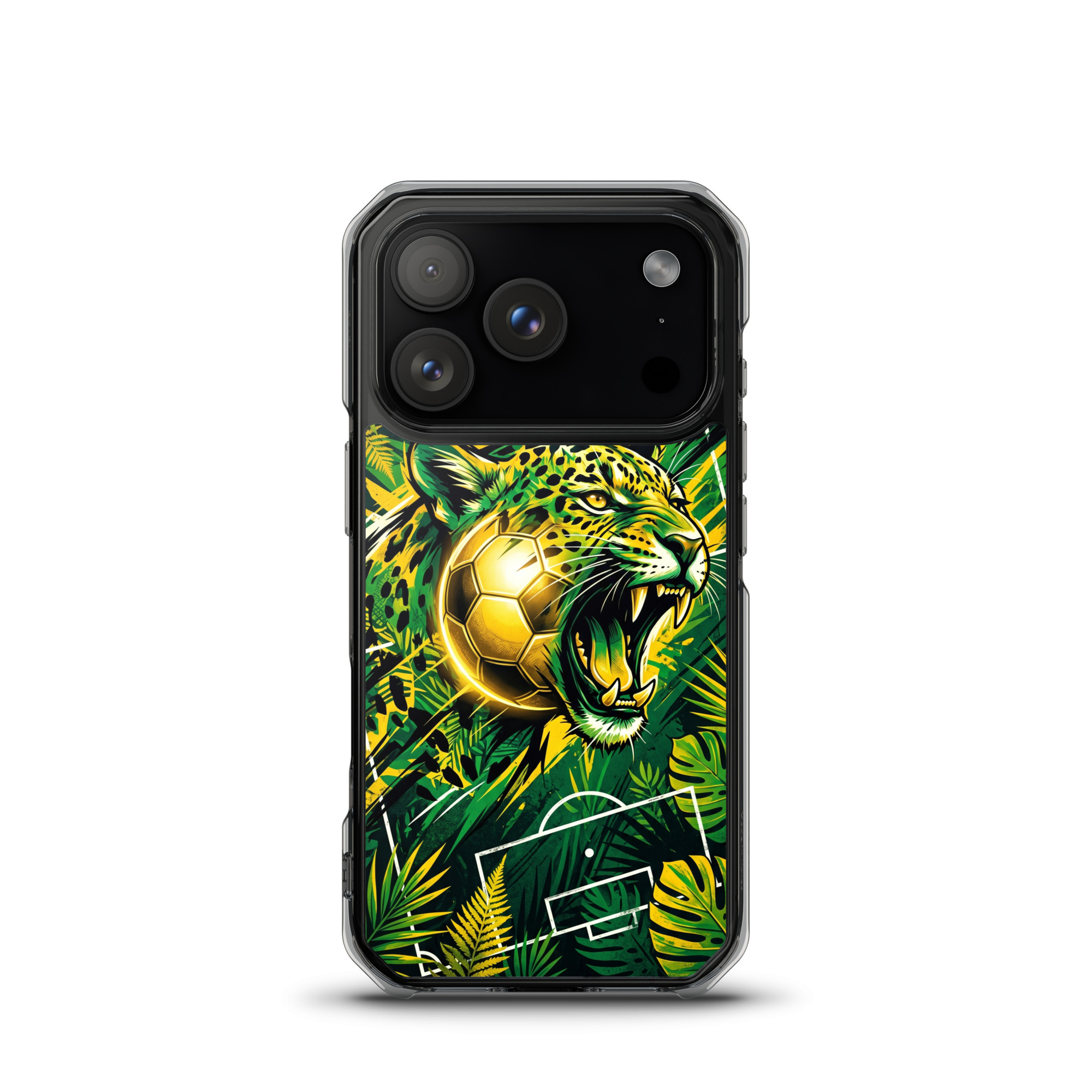 Brazil - Tiger and Ball - Clear iPhone Case - Image 15