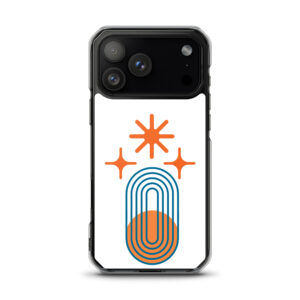 Abstract A01 - Clear iPhone Case