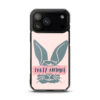 "PARTY ANIMAL" + Rabbit - Clear iPhone Case