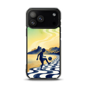 Brazil - Children Playing With a Ball - Clear iPhone Case