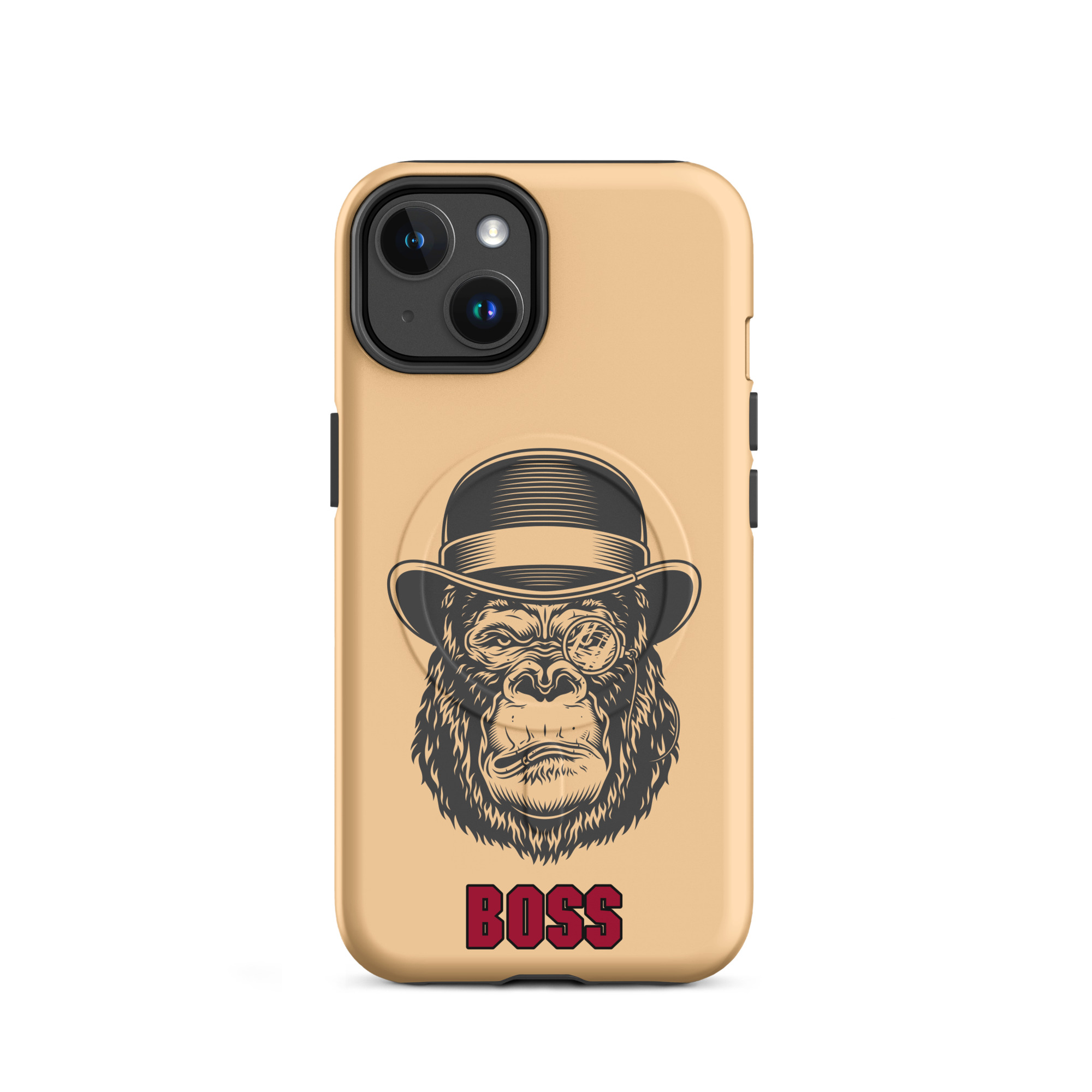 "BOSS" + Capped Monkey - Tough iPhone Case - Image 2