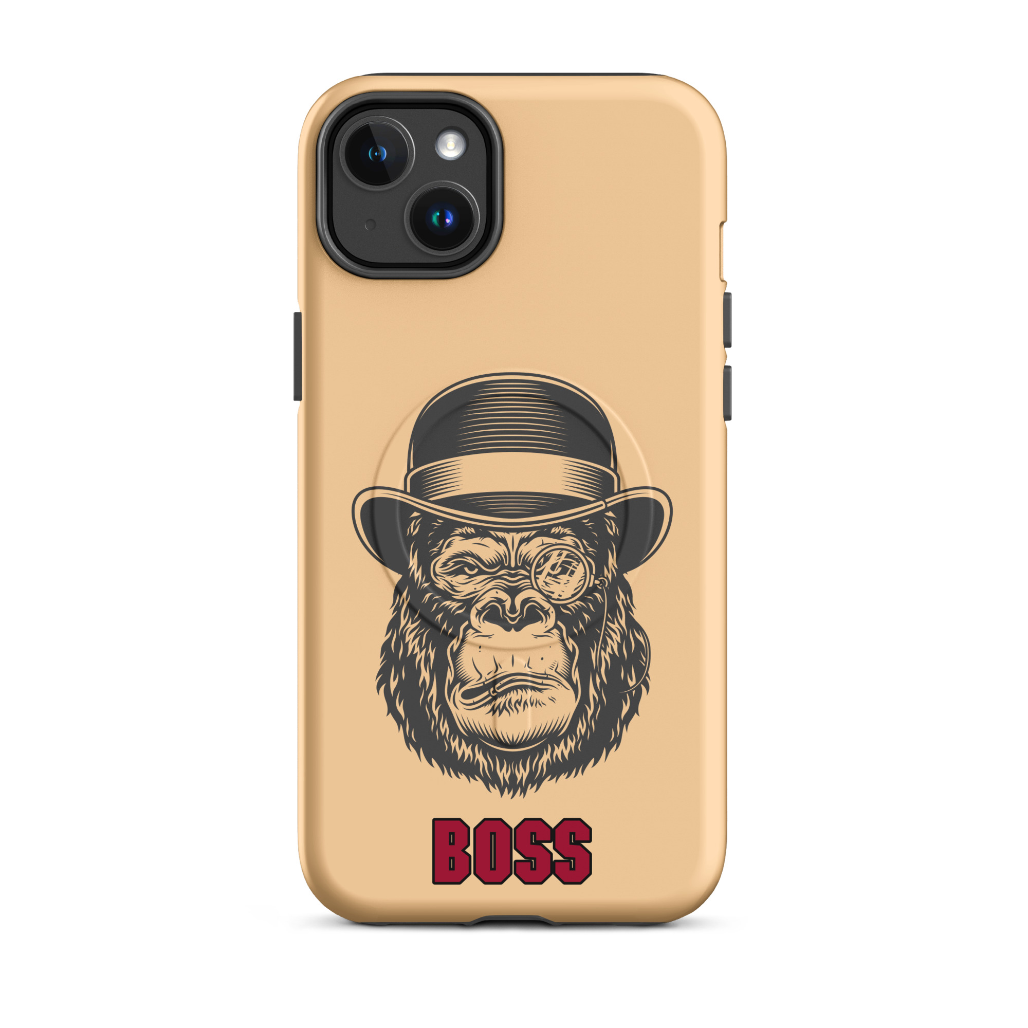 "BOSS" + Capped Monkey - Tough iPhone Case - Image 3