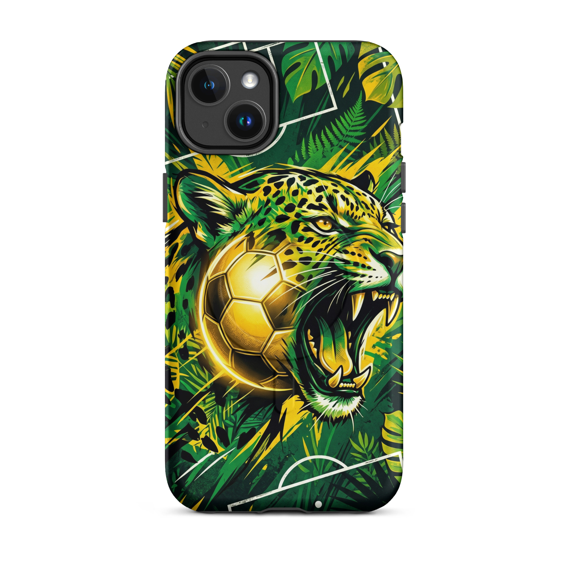 Brazil - Tiger and Ball - Tough iPhone Case - Image 3