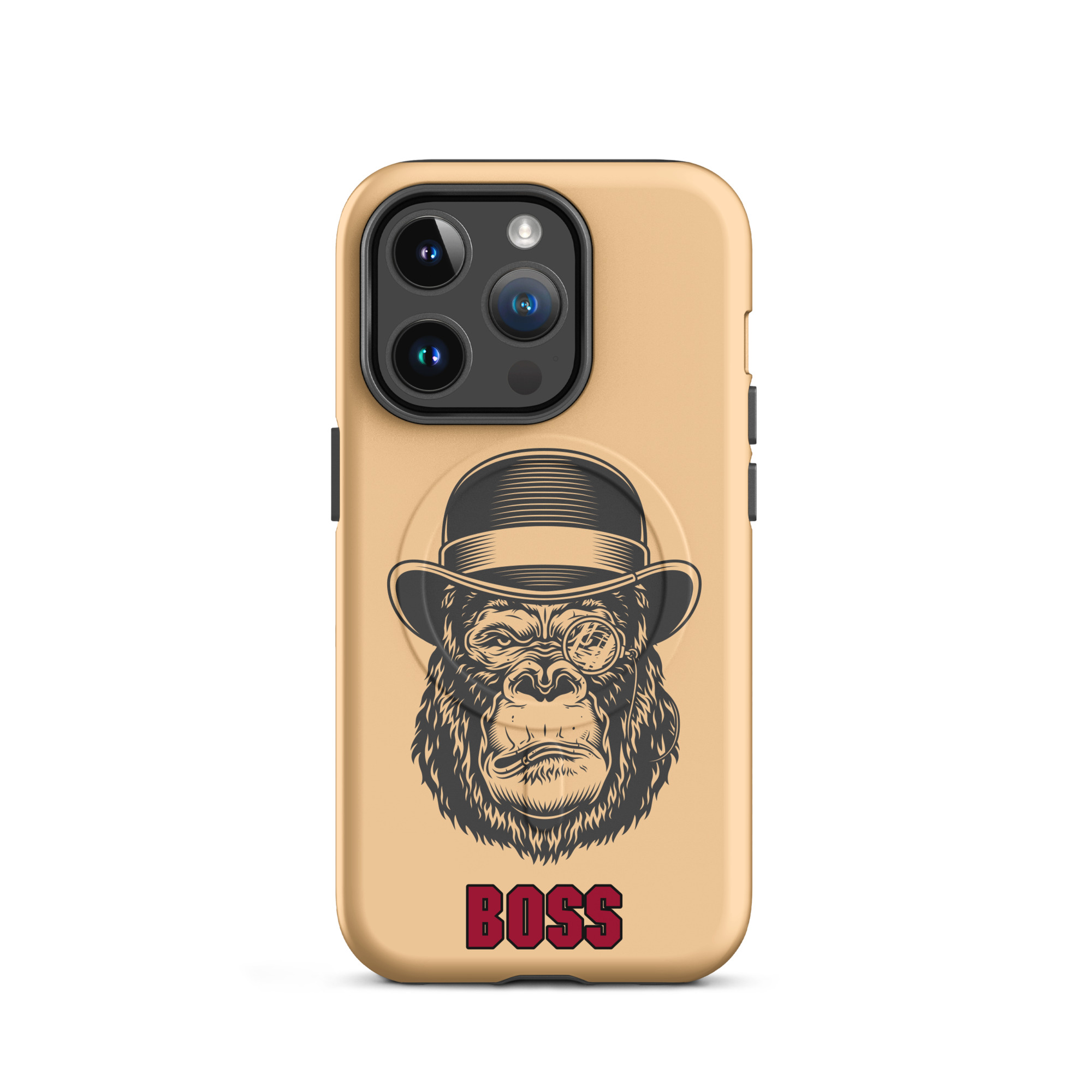 "BOSS" + Capped Monkey - Tough iPhone Case - Image 4