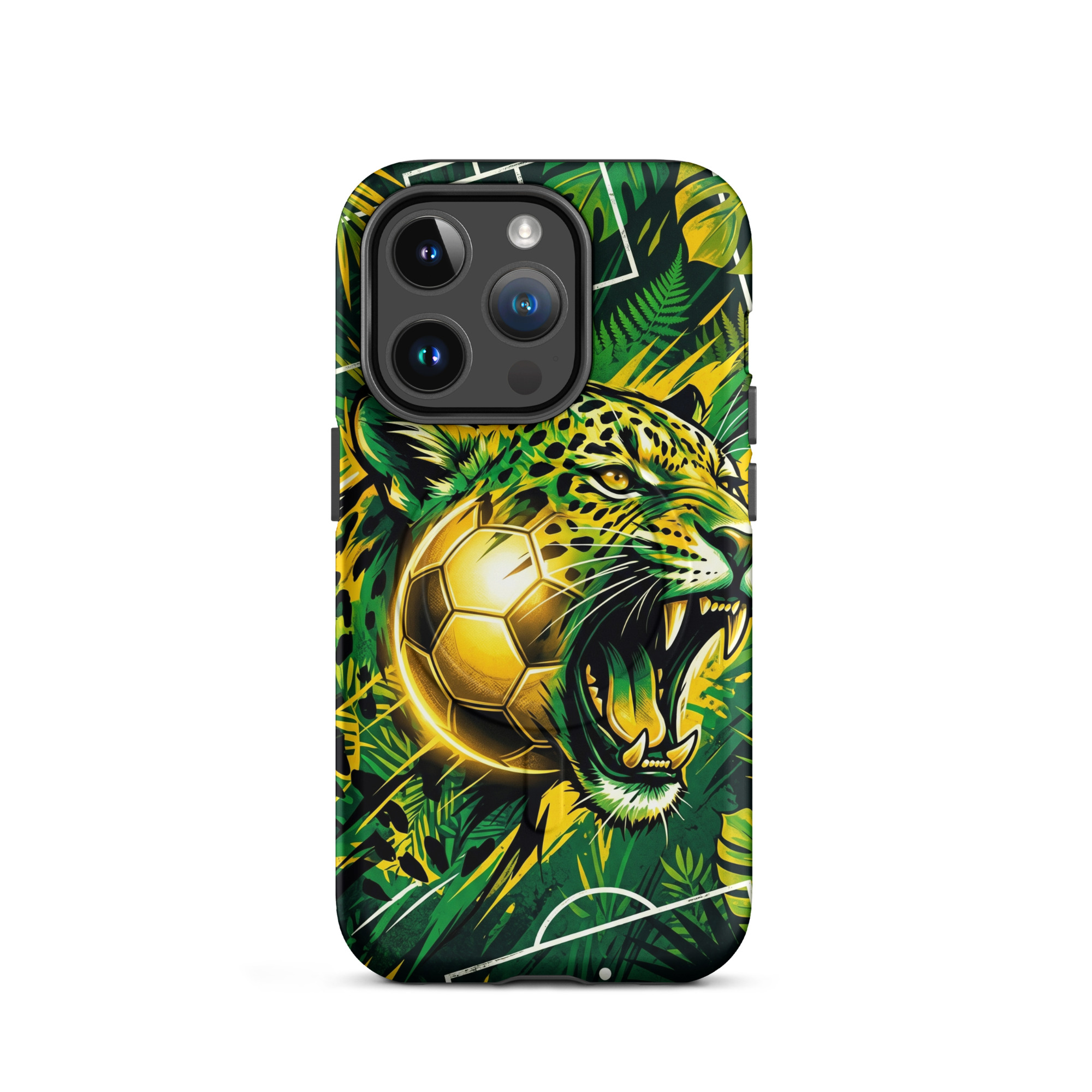 Brazil - Tiger and Ball - Tough iPhone Case - Image 4