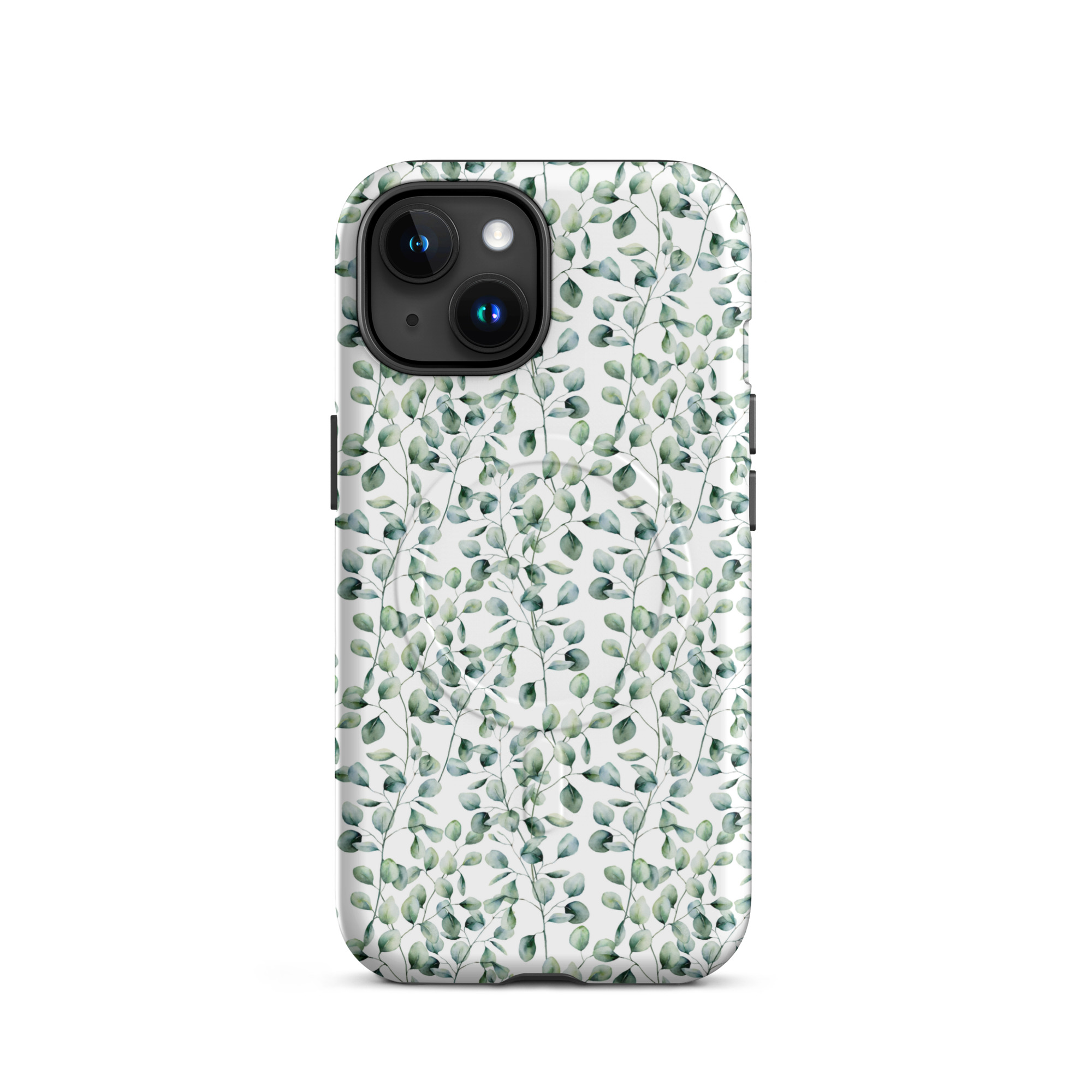 Thin Branch and Green Leaves - Tough iPhone Case - Image 6
