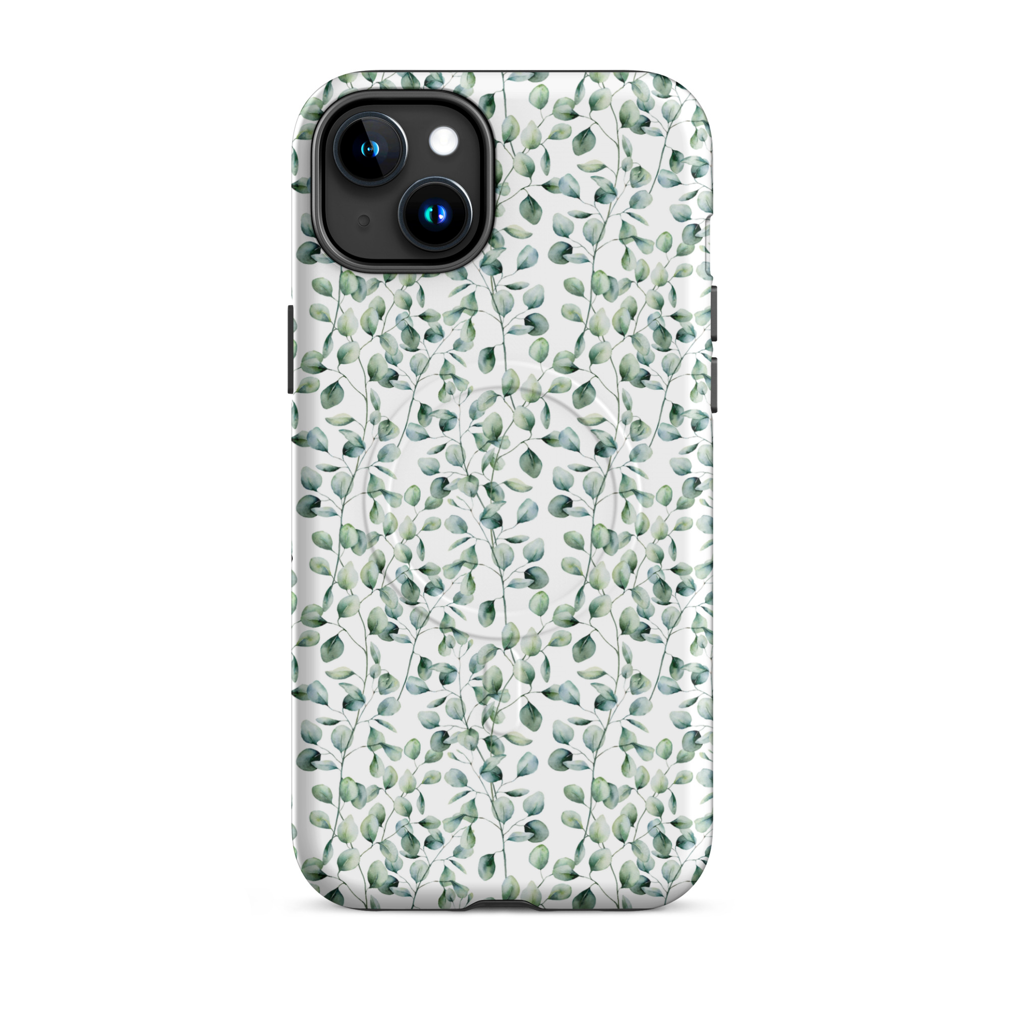 Thin Branch and Green Leaves - Tough iPhone Case - Image 7