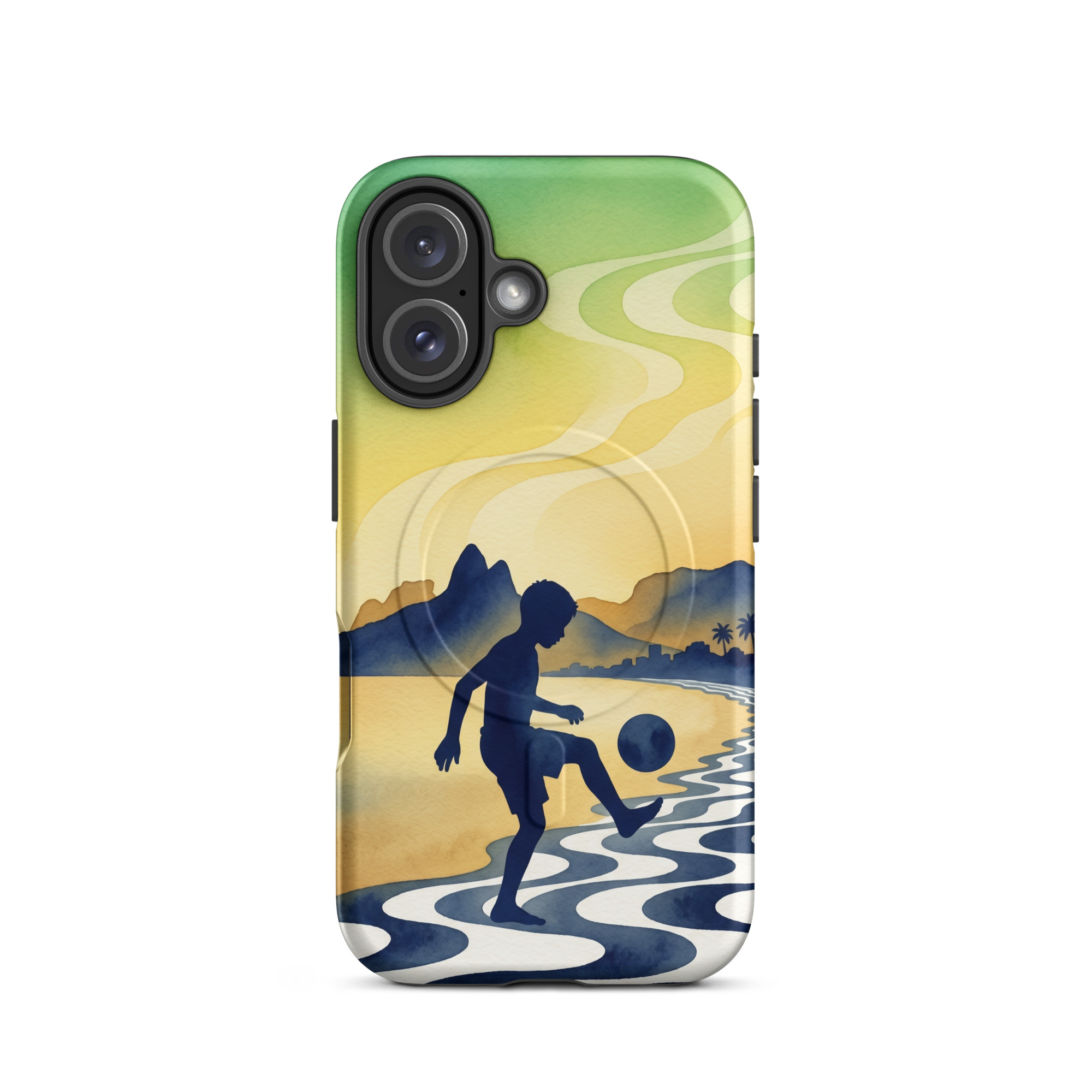 Brazil - Children Playing With a Ball - Tough iPhone Case - Image 10