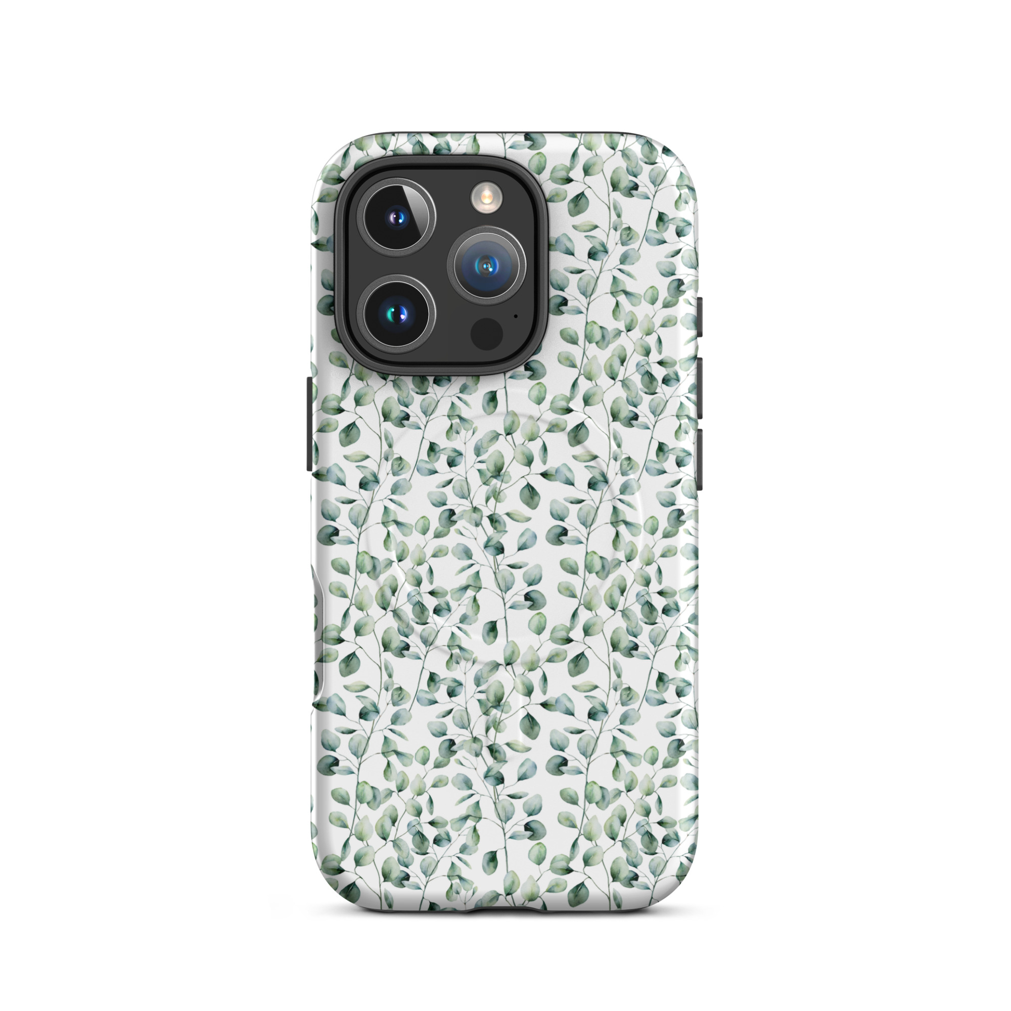 Thin Branch and Green Leaves - Tough iPhone Case - Image 12