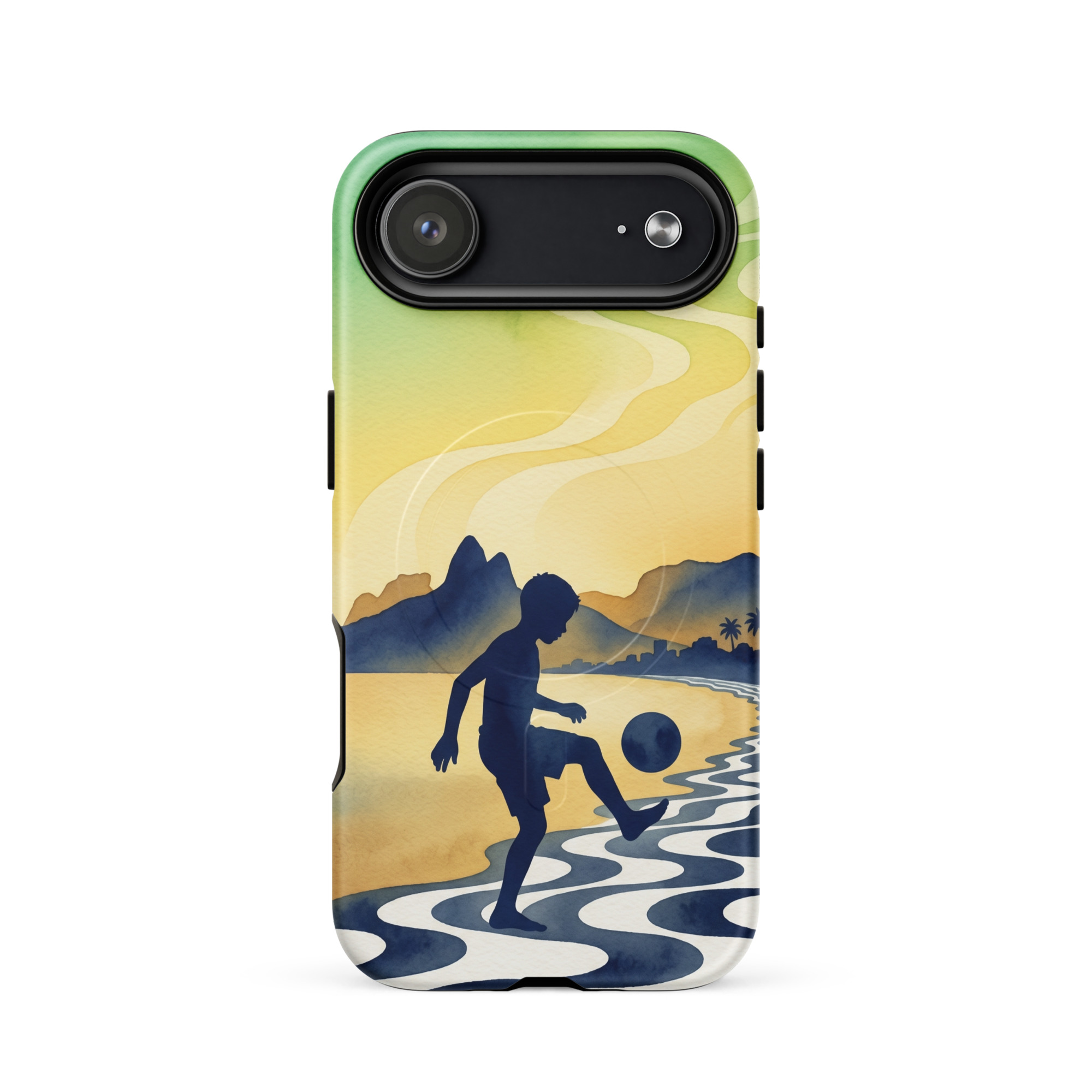 Brazil - Children Playing With a Ball - Tough iPhone Case - Image 15