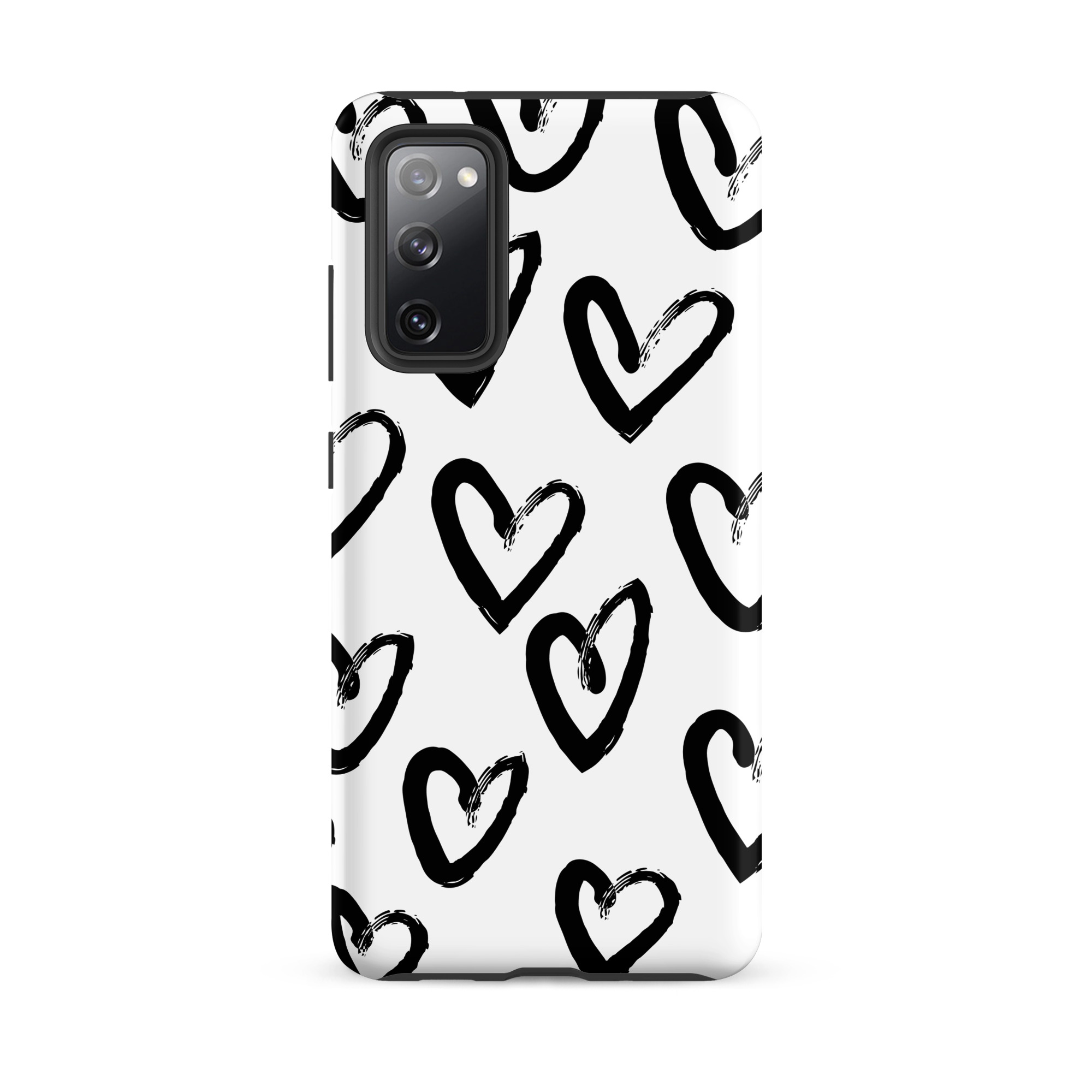 Black Ink Heart - Tough Galaxy Case - Image 3
