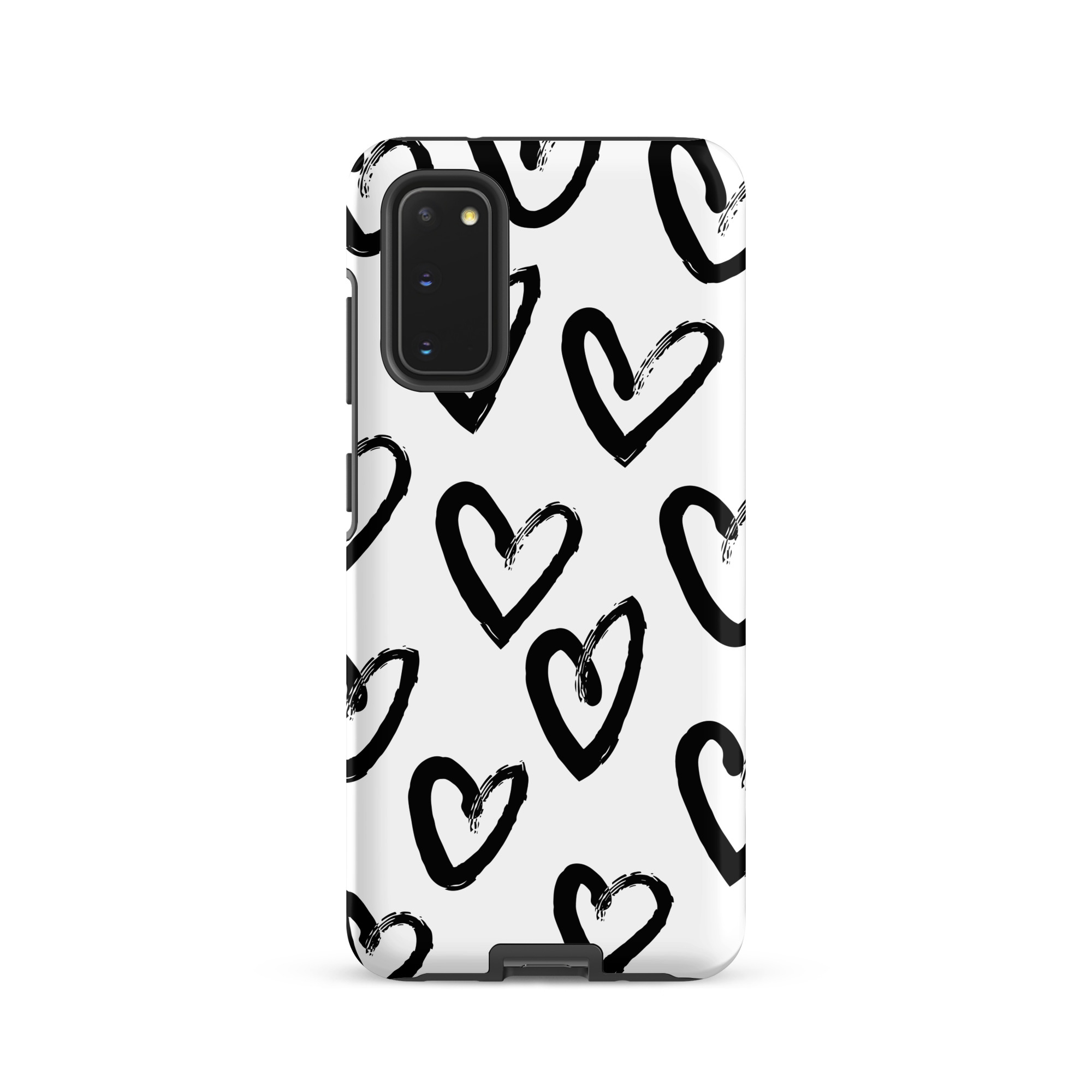Black Ink Heart - Tough Galaxy Case - Image 2