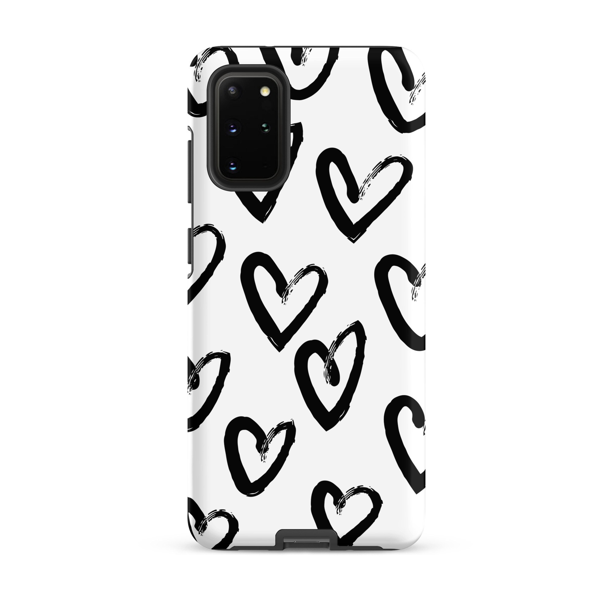 Black Ink Heart - Tough Galaxy Case - Image 4