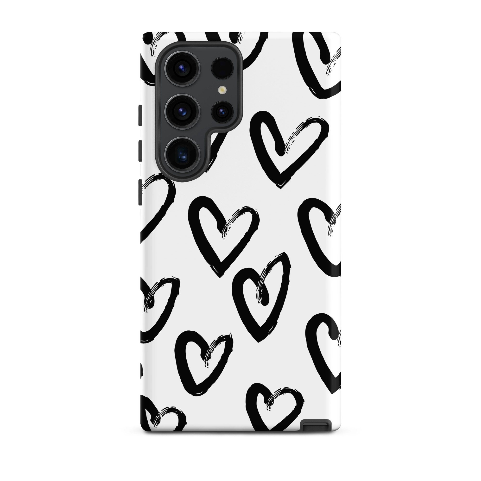 Black Ink Heart - Tough Galaxy Case - Image 15