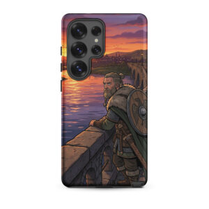 A Viking Soldier by The Lakeside - Tough Galaxy Case